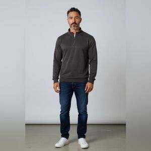 Carbon2Cobalt Red and Gray Men's Hoodie